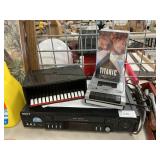 Sony VHS Player, Emerson Cassette Recorder