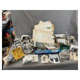 B & W Family Photos, Vintage Greeting Cards In