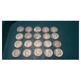 (20) Silver U.S. Roosevelt Dimes