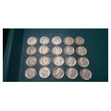 (20) Silver U.S. Roosevelt Dimes