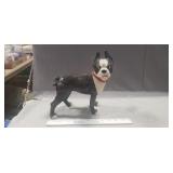 (1) Cast Aluminum Bull Dog Bank (10" Tall)