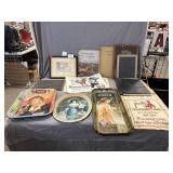 Coca Cola Trays, Chalkboards, Vtg Posters & More