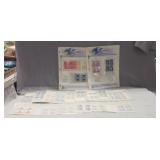 Tray Of Assorted Vintage Collector Stamps