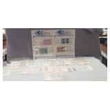 Tray Of Assorted Vintage Collector Stamps