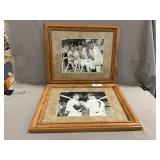 Framed Vintage New York Yankee Photo Prints
