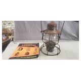 (1) Vintage Adlake 300 Railroad Lantern & (1)