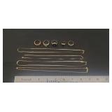 Assorted 10K & 14K Gold Jewelry (Unverified)