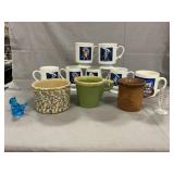 Mortons Salt, Advertising Mugs, Ransbottom