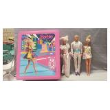 (2) Barbie Dolls, (1) Ken Doll, (1) Barbie Doll