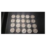 (20) Silver U.S. Dimes