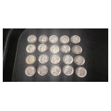 (20) Silver U.S. Dimes