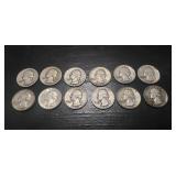 (12) Silver U.S. Quarters