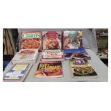 (9) Assorted Cookbooks