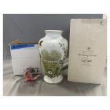 Franklin Porcelain Vase and Dragon