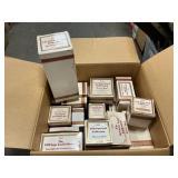 Box Full Of Avon Cape Cod Ruby Red Glassware