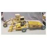 (2) Vintage Marx Lumar Pressed Steel (Grader &