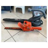 Task Force Electric Blower, B & D Hedgetrimmer