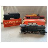 Vintage Lionel Locomotive, Tender & Boom Crane