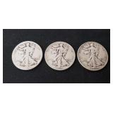 (2) Silver Walking Liberty Half Dollar Coins