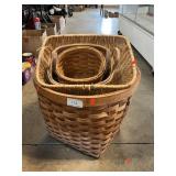 Lot Of Baskets, Vintage Wearever Pot