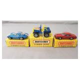 (3) Assorted Matchbox Collector Cars