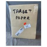 (1) Ream Of Manila Cross Section Target Paper