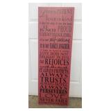 (1) Wall Sign (16"ï¿½47")