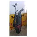 Assorted Golf Clubs w/ Bag