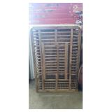 (1) Vintage Wooden Chicken Crate (23"ï¿½34.5"ï¿½12")