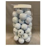 Canister Full Of Bridgestone Golf Balls