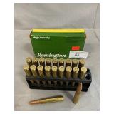 (20) Rounds F .30-06 Springfield Ammo