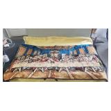 (1) "Last Supper" Tapestry (38"ï¿½20"), (1) Crochet