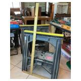 Pair Of Plastic Sawhorses, 4ï¿½ Square