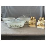 Glasbake Casseroles, Roman Art Co. Robinware
