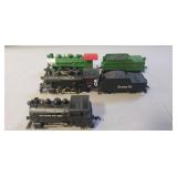 (3) HO Scale Locomotives w/ (2) Tenders