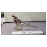 (1) Vintage Murano Art Glass Pheasant Figurine