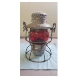 (1) Vintage Adlake Kero Railroad Lantern (9.5"