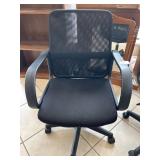 Black Office Chair On Wheels