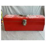 Metal Tool Box With Contents