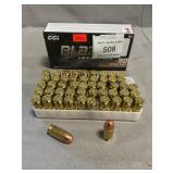 (50) Rounds Of Blazer .45 Auto Ammo