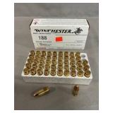 (50) Rounds Of Winchester 9mm NATO Ammo