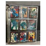 Binder With 1992 Superman Trading Cards