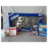 Davey Allison Ceramic & Glass Gift Set, Die-Cast