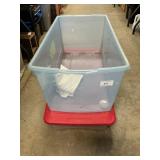 Shallow Long Tote With Train Track, LongTote With