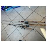 (3) Fishing Rods With Reels