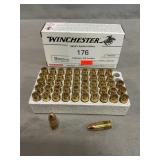 (50) Rounds Of Winchester 9mm NATO Ammo