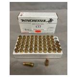 (50) Rounds Of Winchester 9mm NATO Ammo