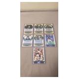 (7) Assorted NFL Football Cards