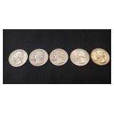 (5) Silver U.S. Quarters