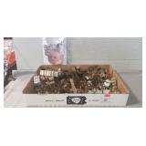 Tray Lot Of Assorted Metal Cookie Cutters